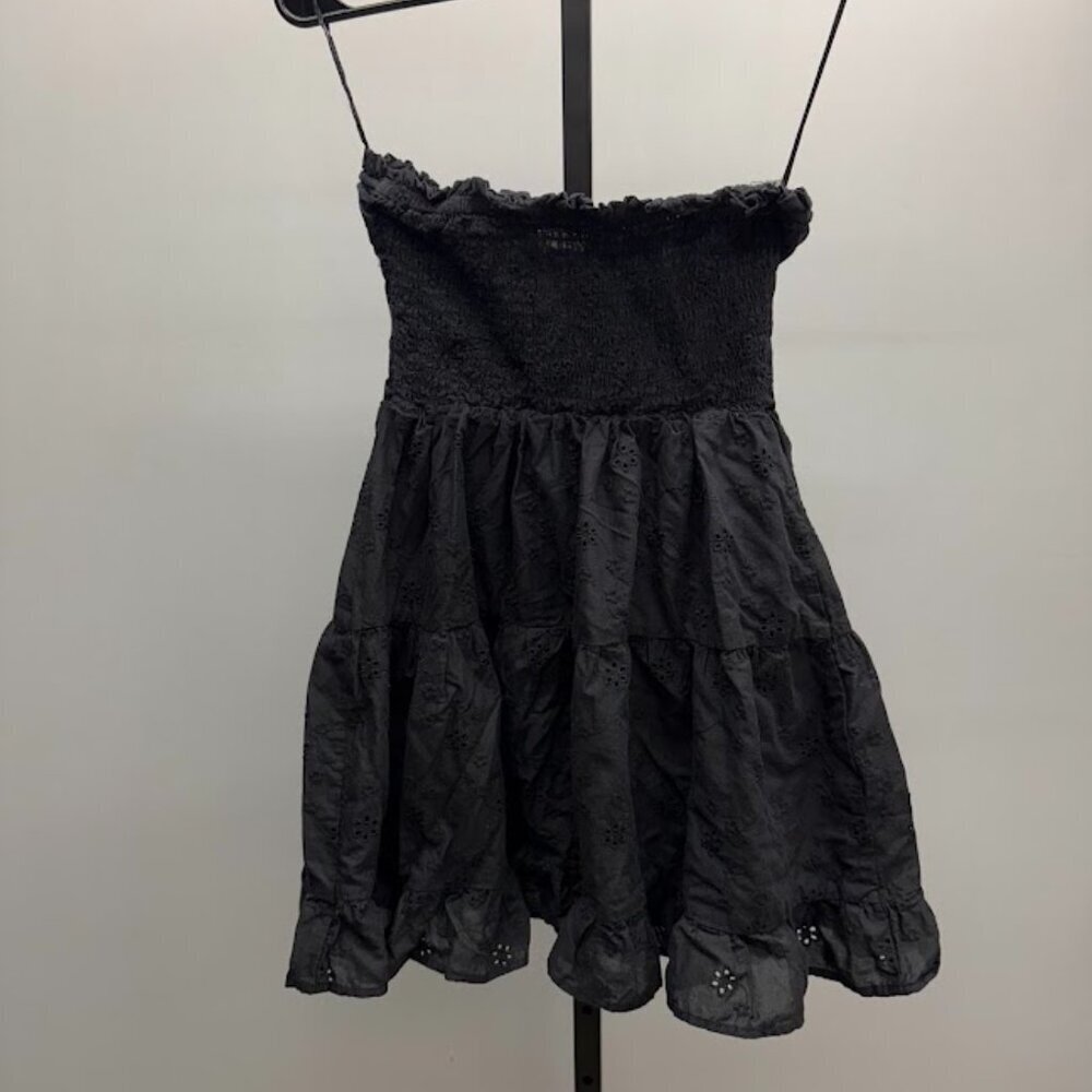 Aeropostale Black Eyelet Lace Strapless Sundress - Picture 4 of 5